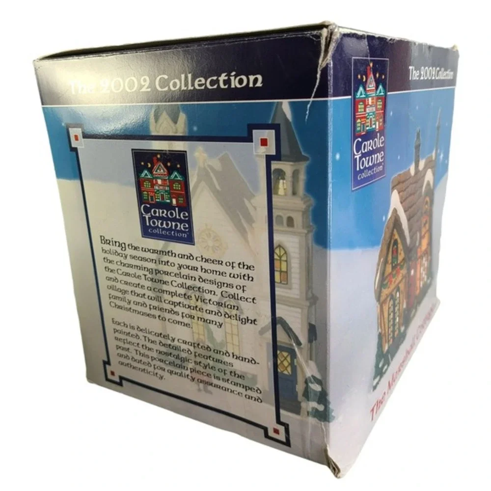 Lemax‎ Carole Towne Marshall Cottage Christmas Village Holiday NO LIGHT Vtg READ